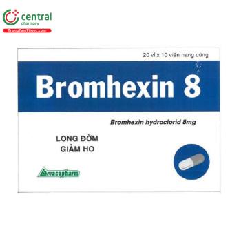 Bromhexin 8mg Vacopharm (Viên nang cứng)