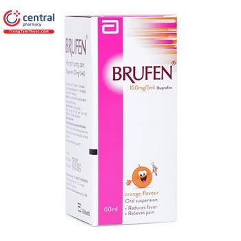 [CHÍNH HÃNG] Thuốc Brufen 100mg/5ml - Thuốc giảm đau, hạ sốt