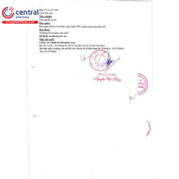 Thuốc Cadimin C 500 US Pharma USA: Điều trị bệnh thiếu vitamin C