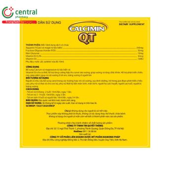 Thuốc Calcimin QT - Hỗ trợ hấp thu canxi giúp xương răng chắc khoẻ