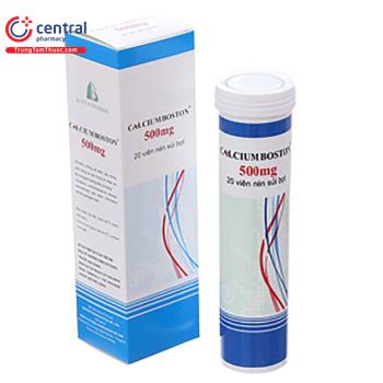 Thuốc Calcium Boston 500mg - bổ sung khoáng chất cho cơ thể