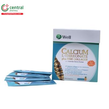 Calcium L - Threonate Plus Fish Collagen and Acerola Cherry Extract