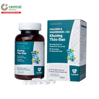 Calcium Magnesium + D3 Khương Thảo Đan
