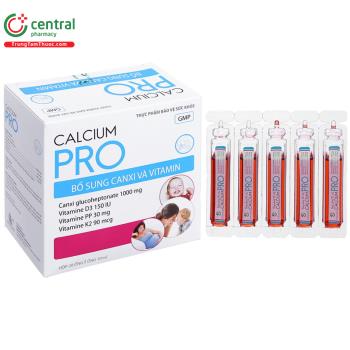 Thuốc Calcium Pro Giúp bổ sung canxi và vitamin cần thiết cho cơ thể