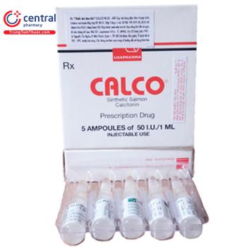 Thuốc Calco 50IU- thuốc bổ sung Calci điều trị các bệnh về xương