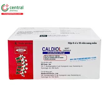 Thuốc Caldiol - Phòng ngừa và điều trị còi xương, nhuyễn xương