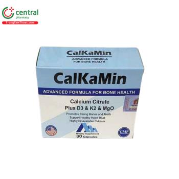Thuốc CalKaMin Mỹ - bổ sung canxi hữu cơ cho xương, răng chắc khỏe