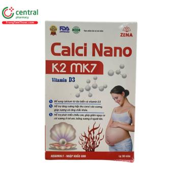 Calci Nano K2 MK7 Vitamin D3 Zena