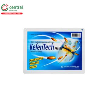 Cao dán KefenTech Plaster 30mg Hộp 20 gói - Giảm đau, chống viêm khớp