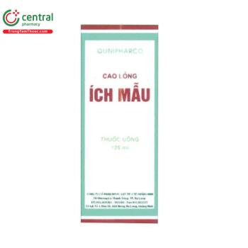 Cao lỏng ích mẫu Quảng Ninh 