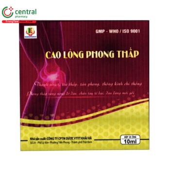 Cao Lỏng Phong Thấp An Việt 