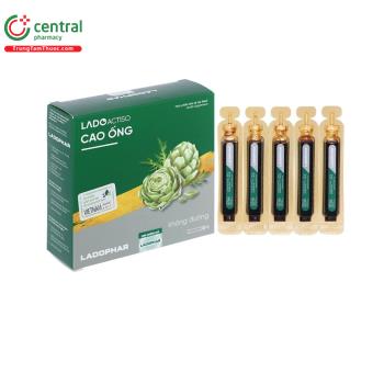 Cao ống LadoActiso không đường (Hộp 10 ống x 10ml)