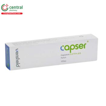 Thuốc Capser trị đau dây thần kinh, đau đa dây thần kinh ngoại biên