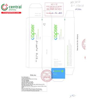 Thuốc Capser trị đau dây thần kinh, đau đa dây thần kinh ngoại biên