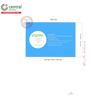 Thuốc Capser trị đau dây thần kinh, đau đa dây thần kinh ngoại biên