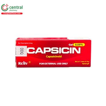 Capsicin gel 0.05%