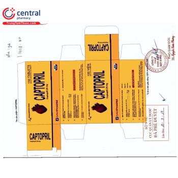 [CHÍNH HÃNG] Thuốc Captopril 25mg Davipharm: Công dụng, liều dùng