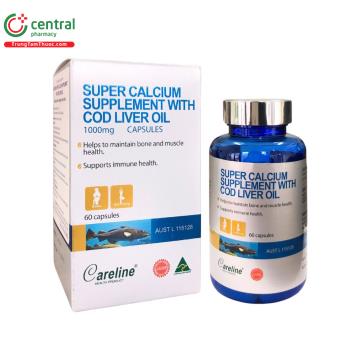 Careline Super Calcium Supplement With Cod Liver Oil