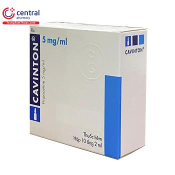 Thuốc Cavinton 5mg/ml trị rối loạn tuần hoàn máu não