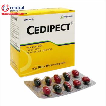 Thuốc Cedipect - Thuốc có tác dụng giảm ho,long đờm