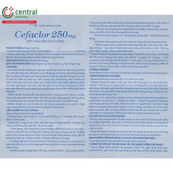 Thuốc Cefaclor 250mg Domesco - Kháng sinh nhóm cephalosporin phổ rộng