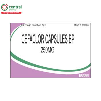 Thuốc Cefaclor Capsules BP kháng sinh điều trị nhiễm khuẩn hô hấp