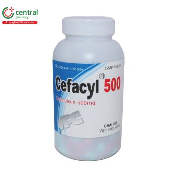 Cefacyl 500 (Chai 200 viên)