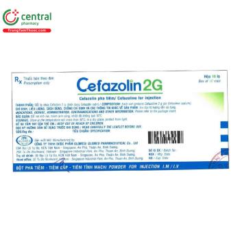 Cefazolin 2g Glomed
