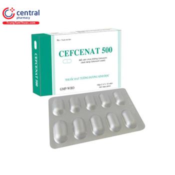 [CHÍNH HÃNG] Thuốc Cefcenat 500 - điều trị nhiễm khuẩn