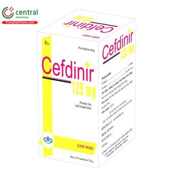 Cefdinir 125mg Dược Minh Dân