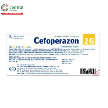 Cefoperazon 2g Glomed