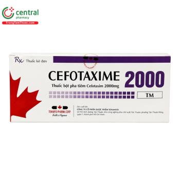 Cefotaxime 2000mg Dược phẩm Tenamyd