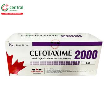 Cefotaxime 2000mg Dược phẩm Tenamyd