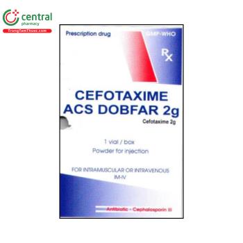 Cefotaxime ACS Dobfar 2g