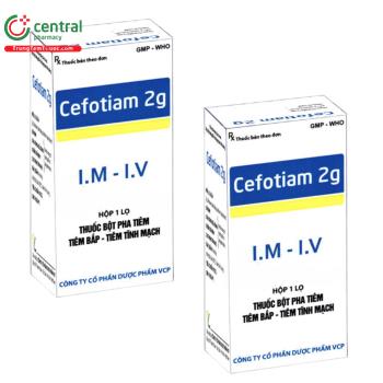 Cefotiam 2g VCP