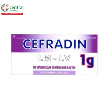 Cefradin 1g VCP