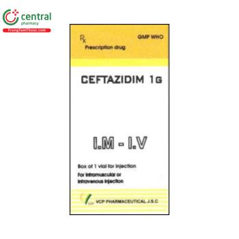 Ceftazidim 1g VPC 