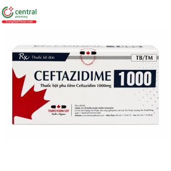 Ceftazidime 1000mg Dược phẩm Tenamyd