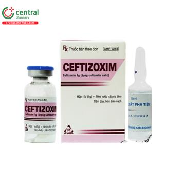 Ceftizoxim 1g TV. Pharm 