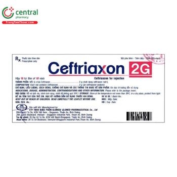 Ceftriaxon 2g Glomed