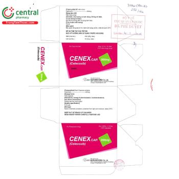 Thuốc Cenex Cap. 200mg điều trị thoái hóa khớp, viêm khớp dạng thấp