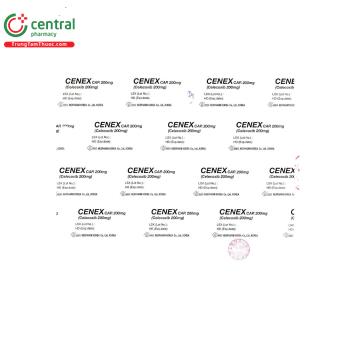 Thuốc Cenex Cap. 200mg điều trị thoái hóa khớp, viêm khớp dạng thấp
