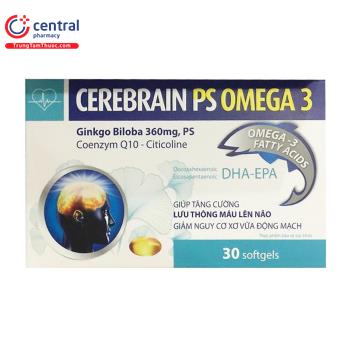 Cerebrain PS Omega 3 (hộp 30 viên)