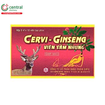 Cervi-Ginseng Viên Sâm Nhung