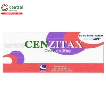Cetecocenzitax 25mg