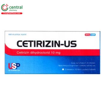 Cetirizin – US 10mg