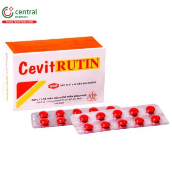 Thuốc Cevit Rutin Mekophar - Tăng sức bền và giảm tính thấm mao mạch