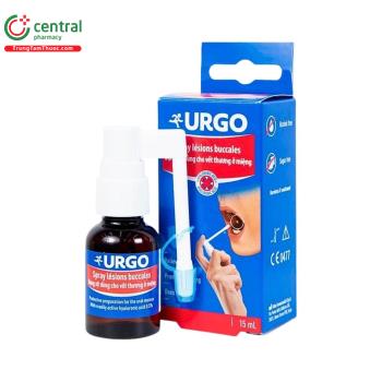 Chai xịt URGO Spray Lésions Buccales 15ml