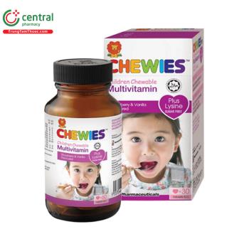 Chewies Multivitamin Plus Lysine