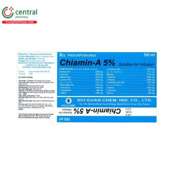 Chiamin-A 5% Solution for Infusion